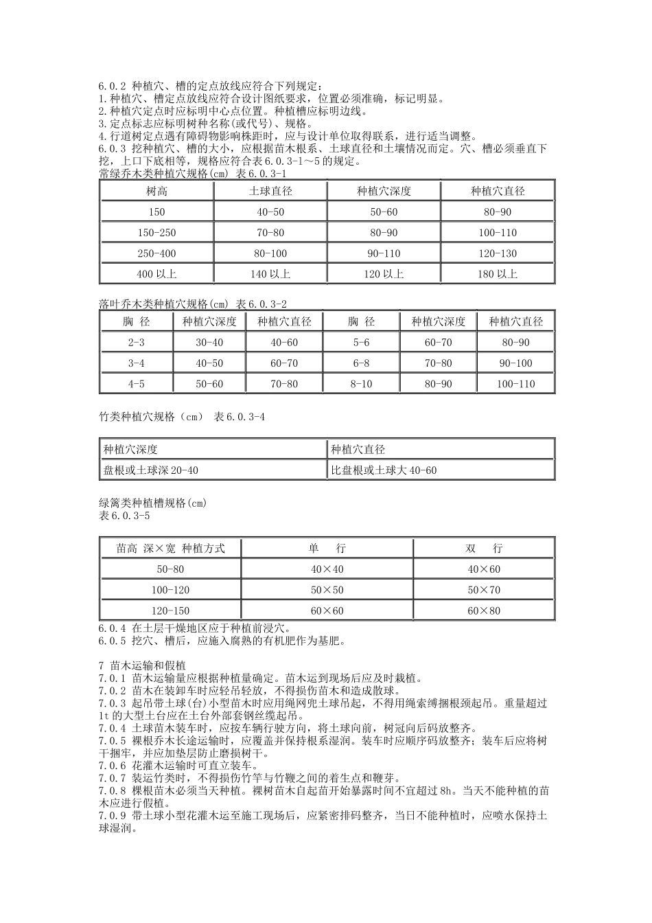 城市园林绿化工程施工及验收标准_第3页