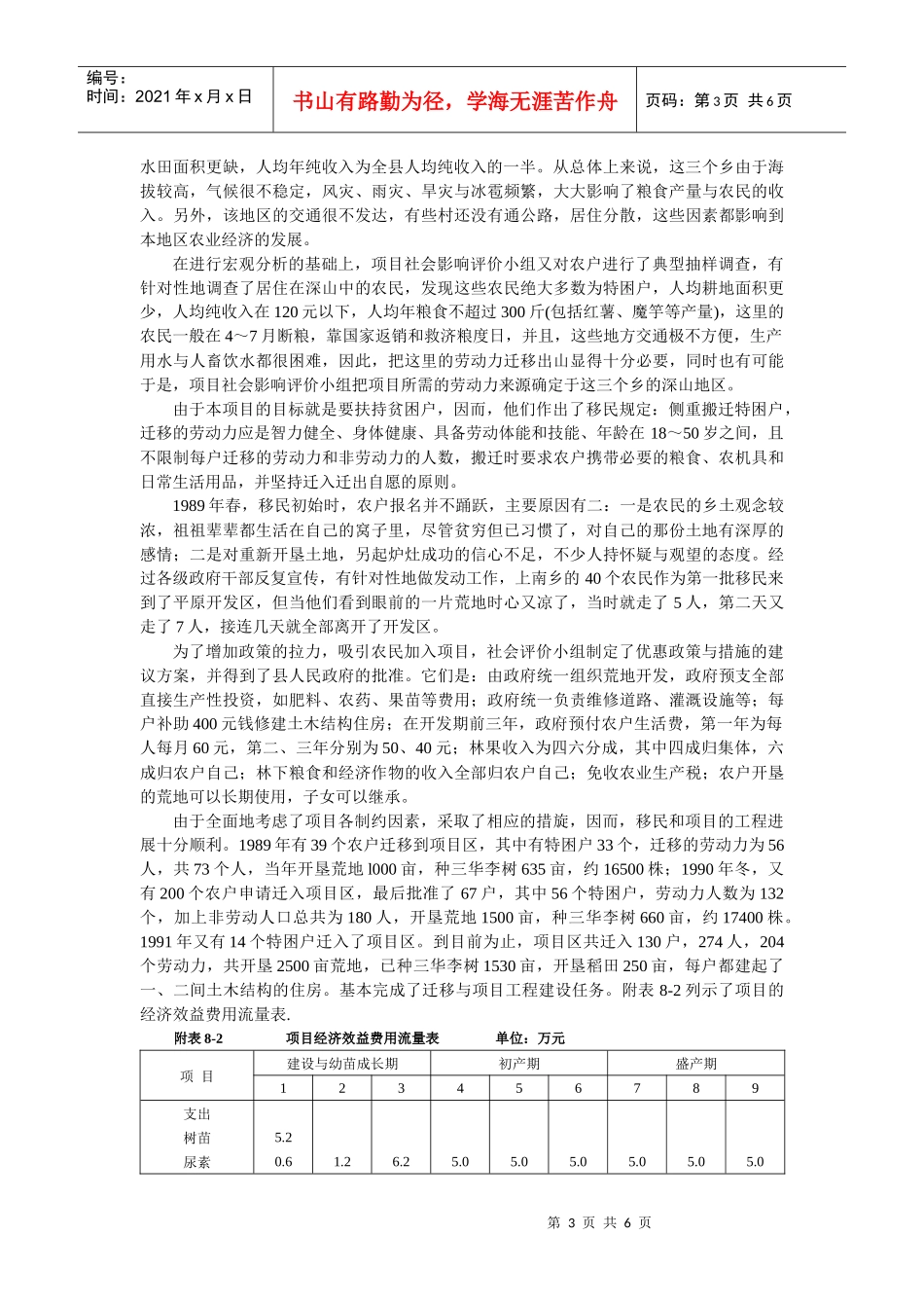 广西环江毛南族自治县平原农业综合开发项目的社会评价_第3页
