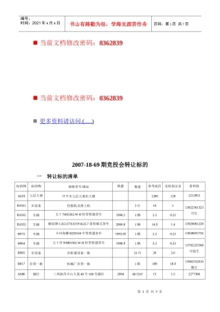 房地产竞投会转让标的