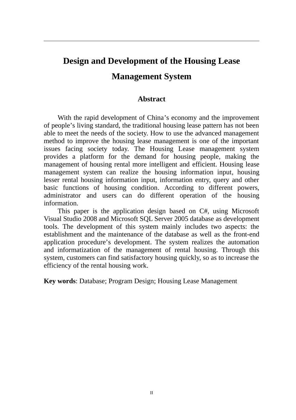 房屋租赁管理系统设计与开发(DOC31页)_第3页