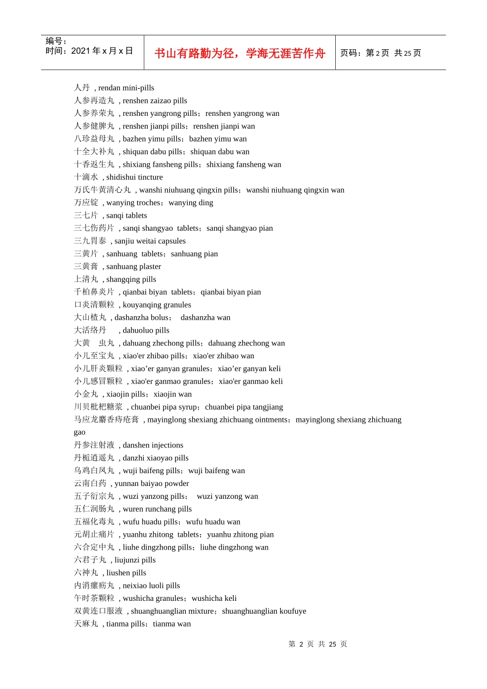 实用中医药英文辞典3_第2页