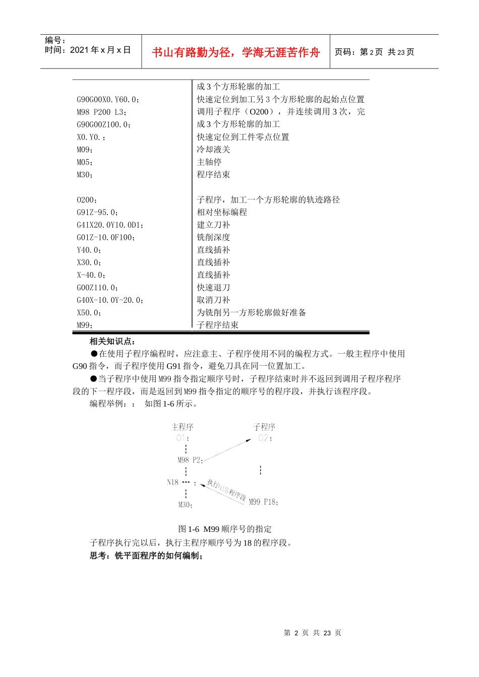 数控中级铣工培训资料(Ⅱ)_第2页