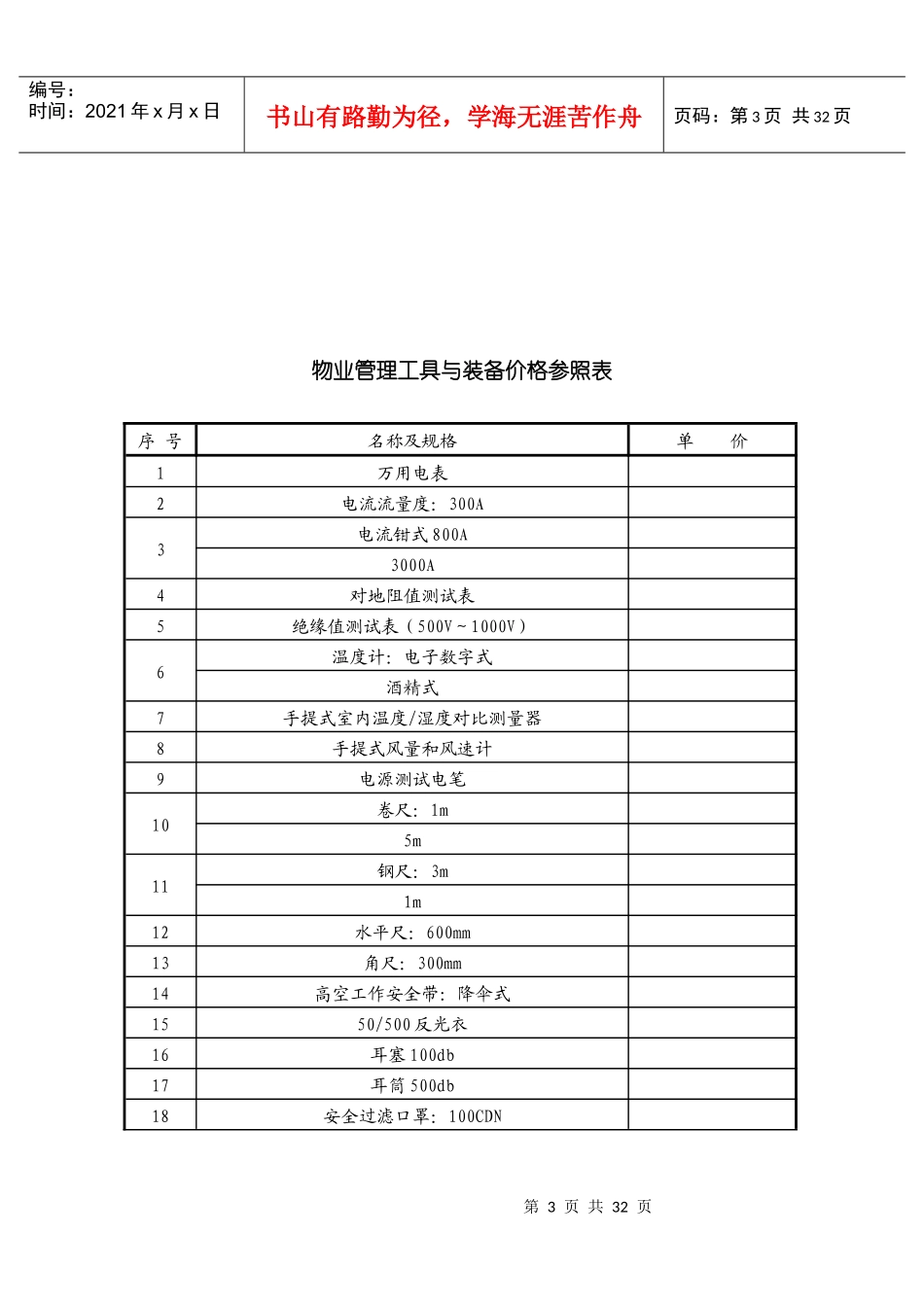 成立物业管理处具备的资料_第3页