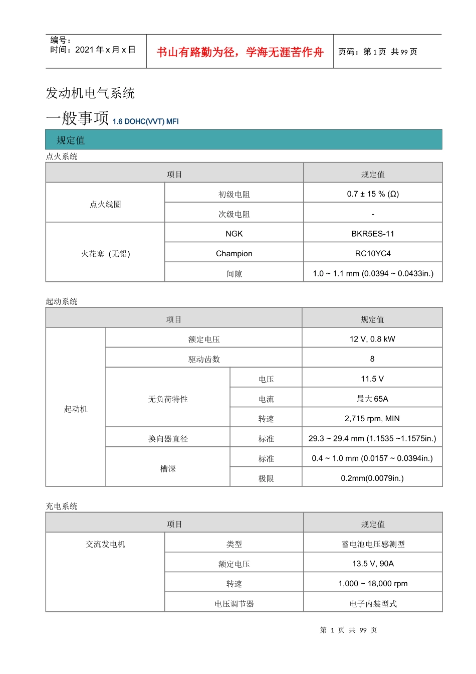 发动机电气系统_第1页