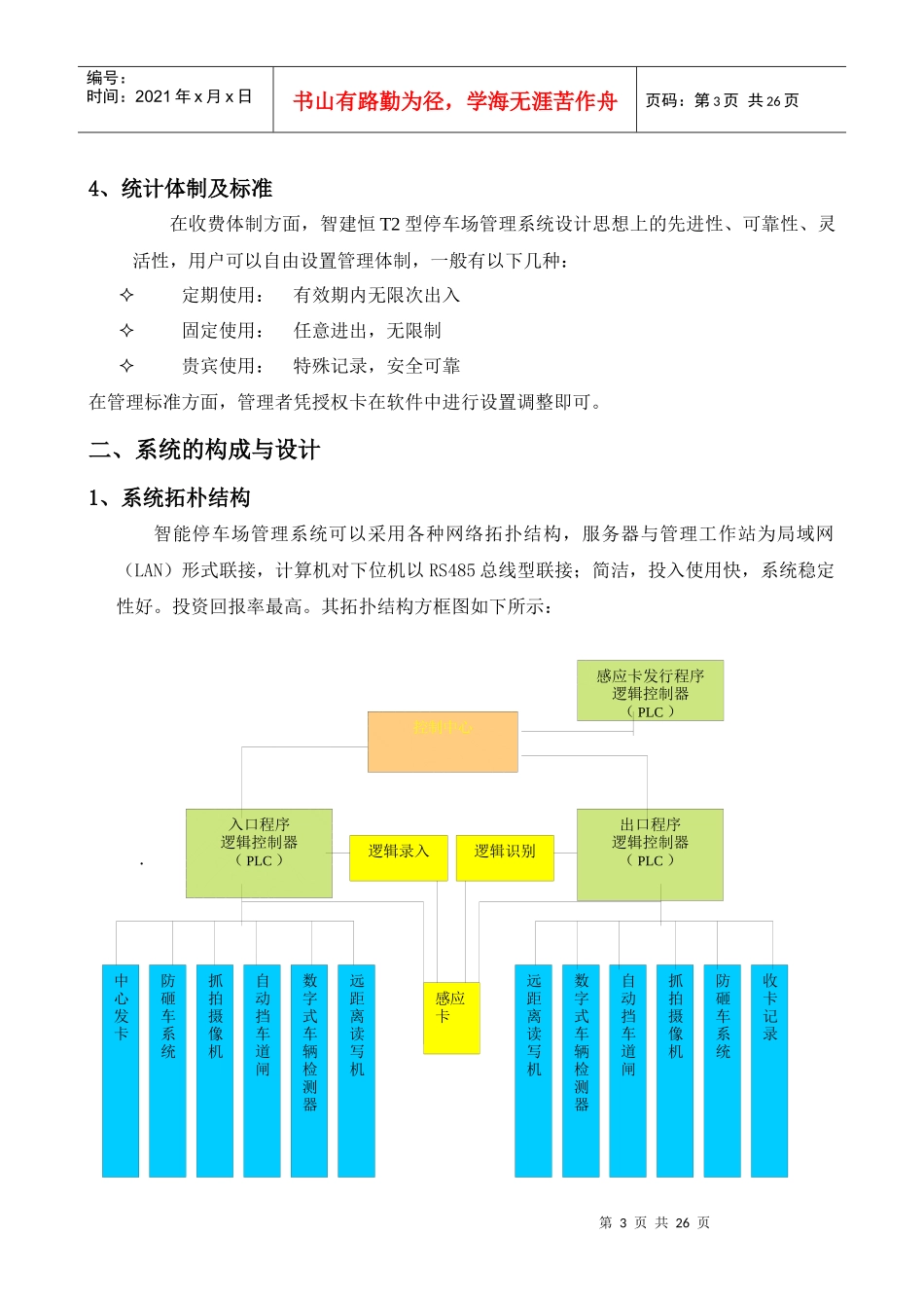 小区一卡通管理系统方案_第3页