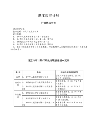 湛江市审计局