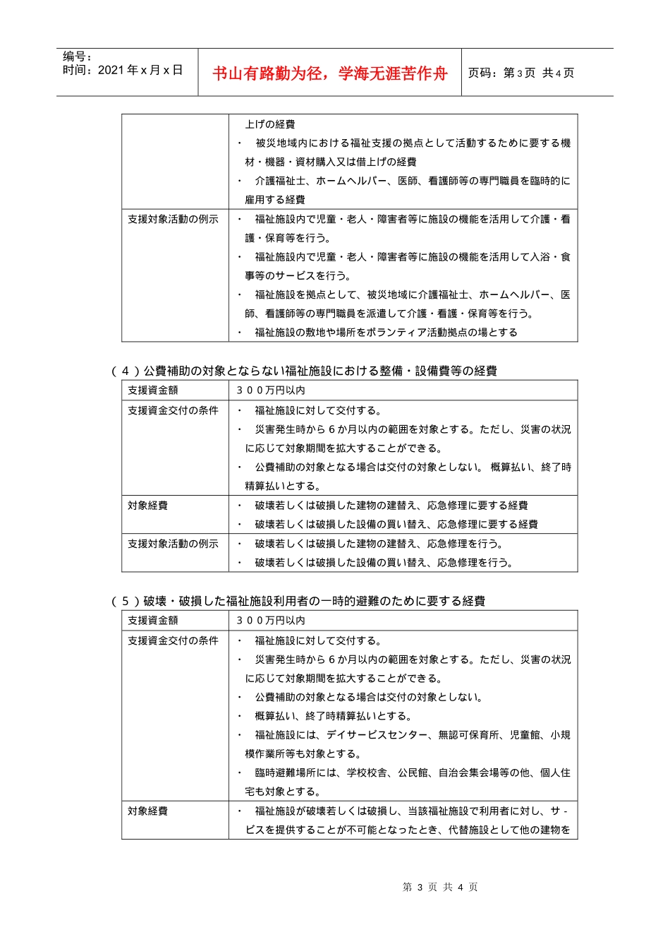 灾害救援活动支援资金関系_第3页