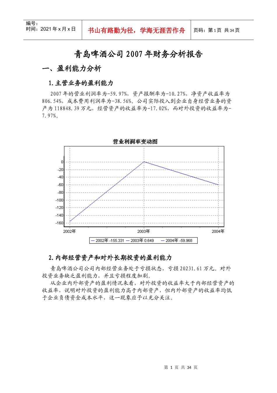 某公司财务资产结构分析_第1页