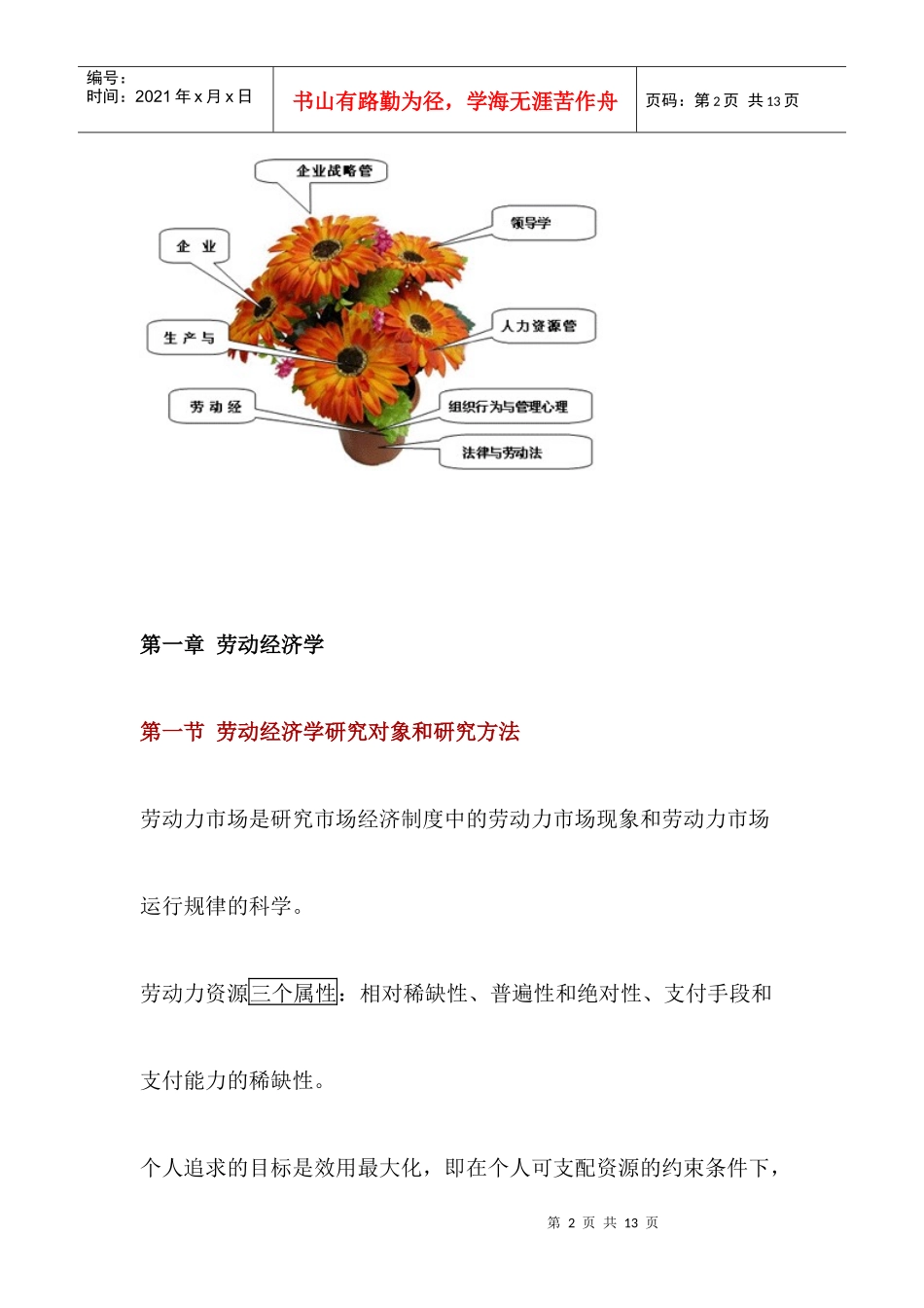 基础知识(劳动经济学一)_第2页