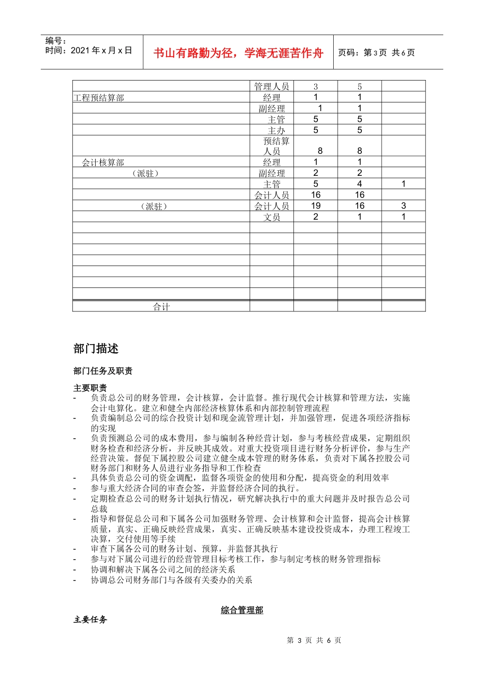 部门描述-财务总部_第3页