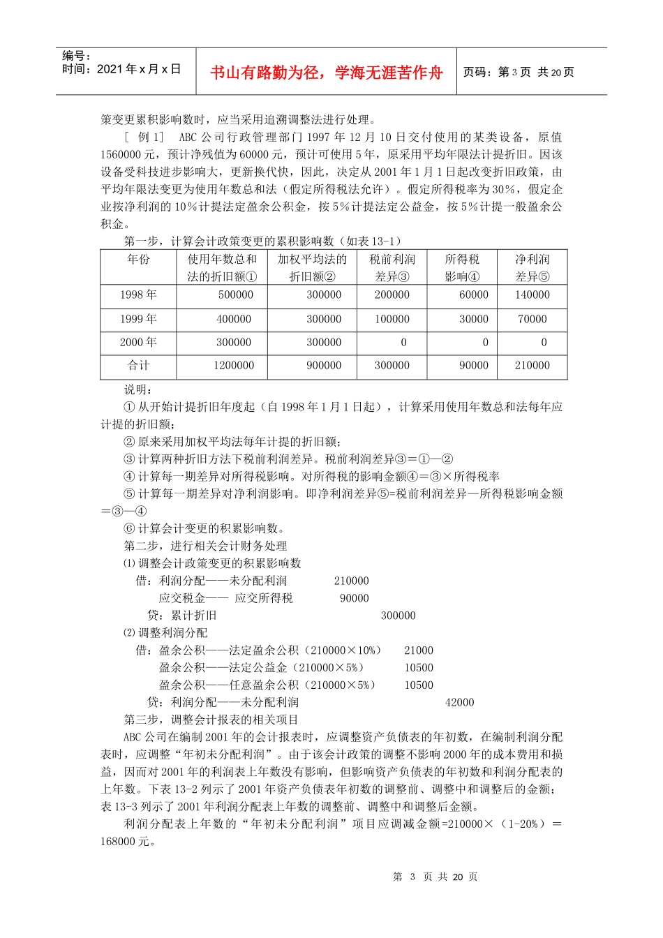 会计调整处理比较_第3页
