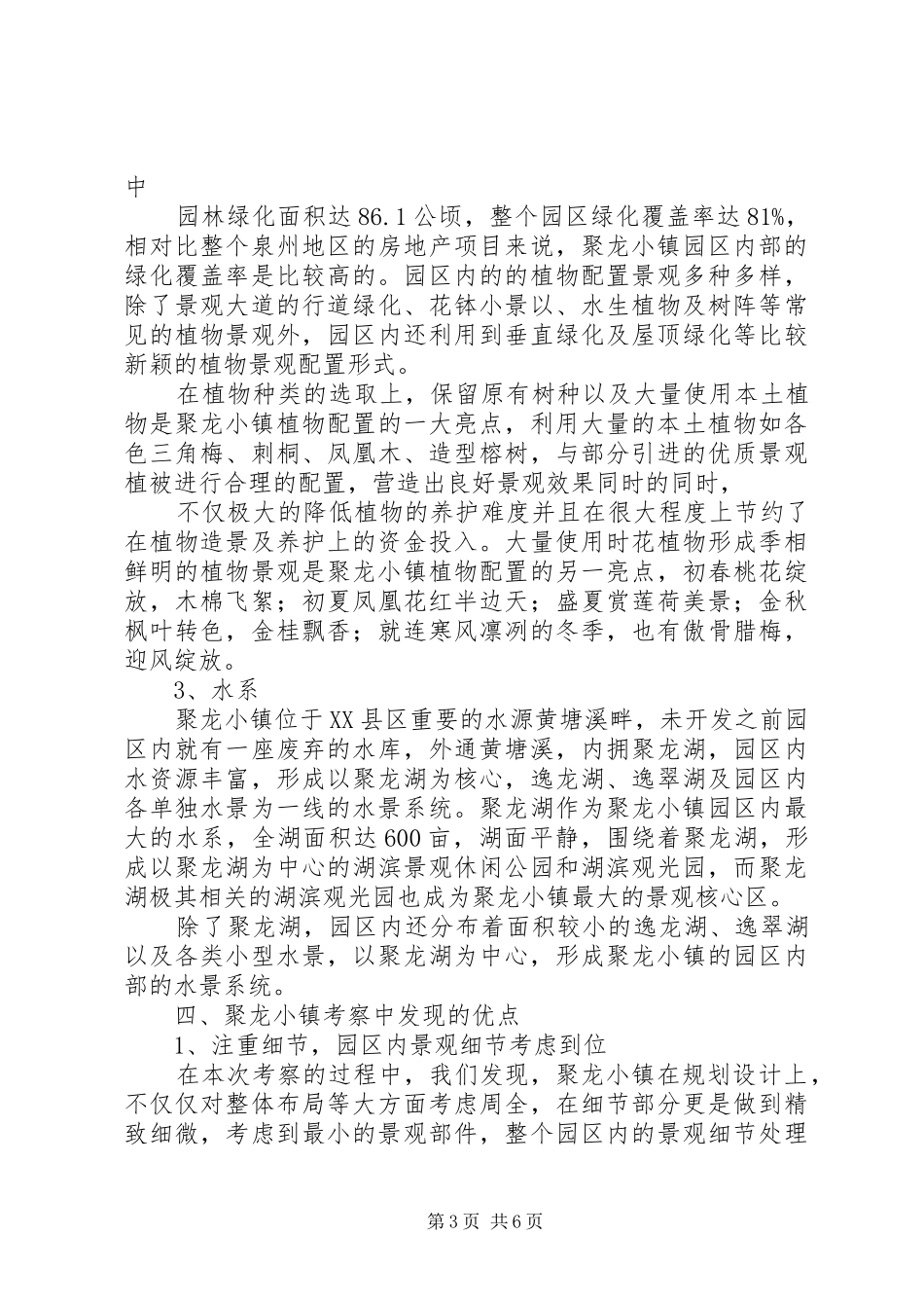 聚龙小镇景观考察报告_第3页