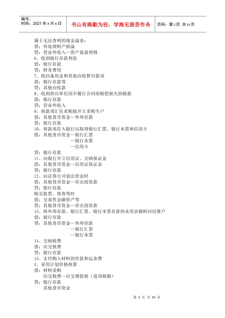 新会计准则下分录大全_第2页