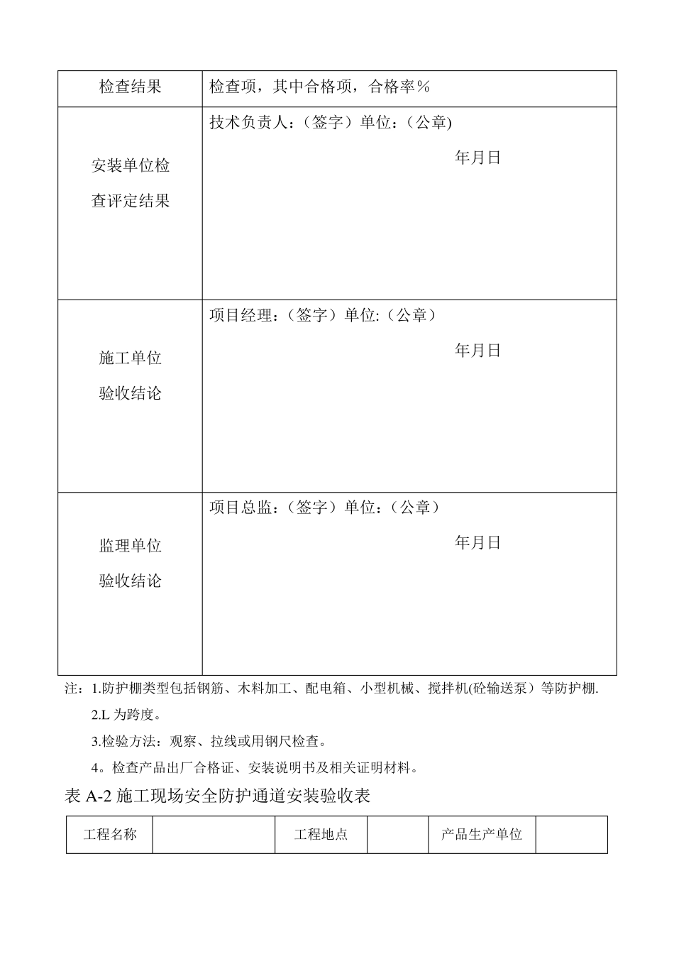 安全防护设施验收表_第2页