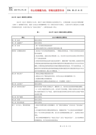 XXXXcpa会计教材新旧对比doc-财考网-中国领先的