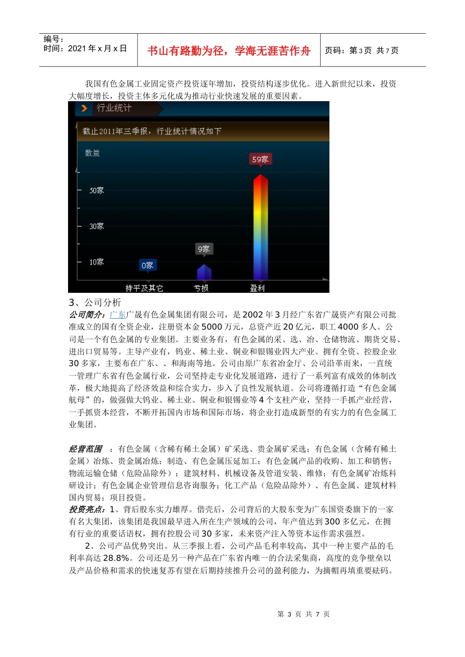 证券投资分析报告范本_第3页