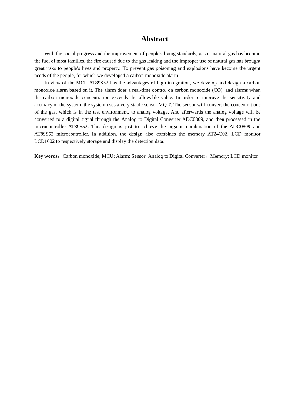 一氧化碳报警器设计——软件设计_第3页