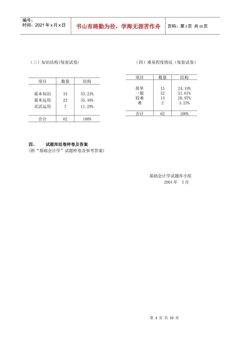 基础会计学试题库_第3页