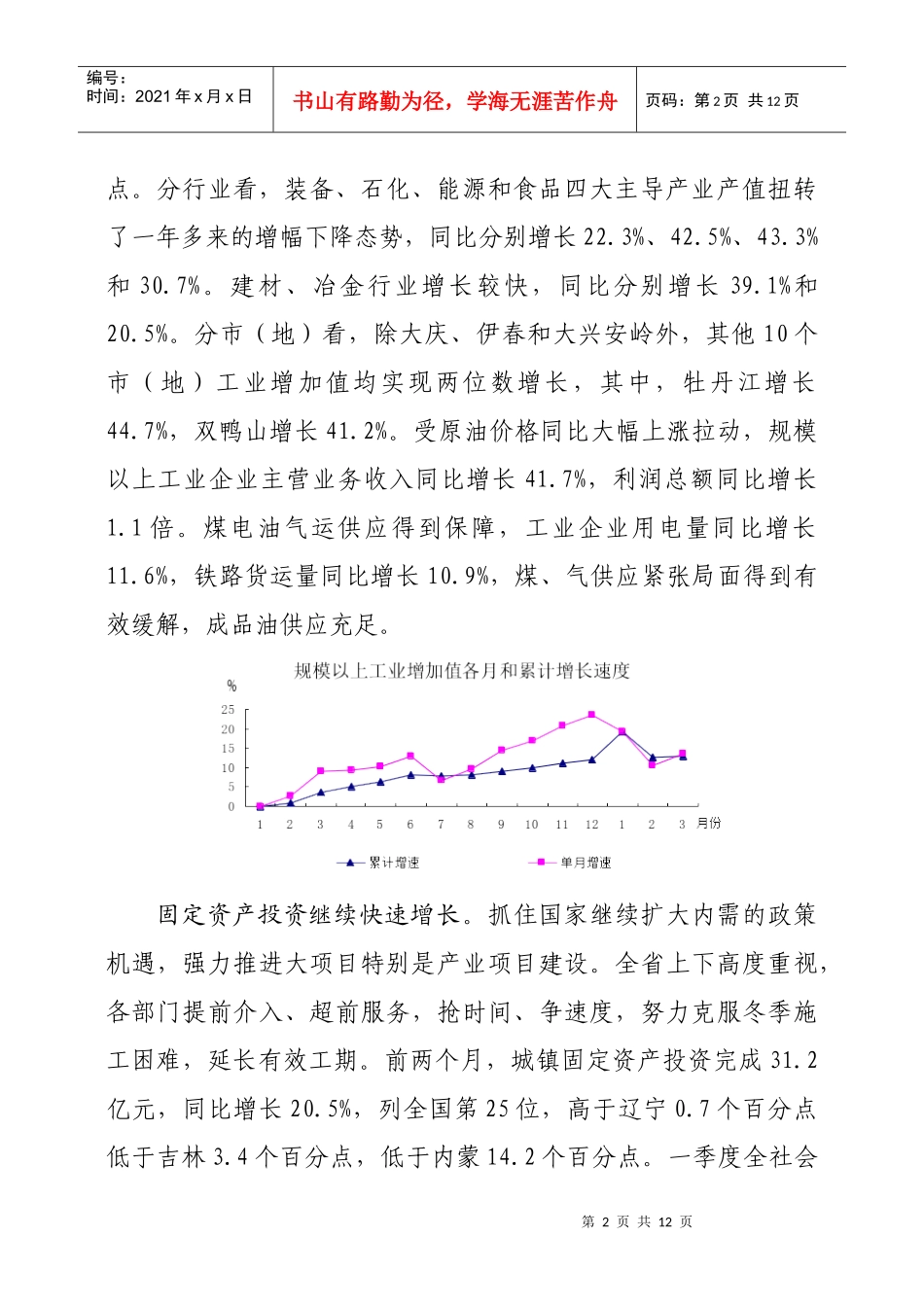 前两个月全省经济运行情况简要分析_第2页
