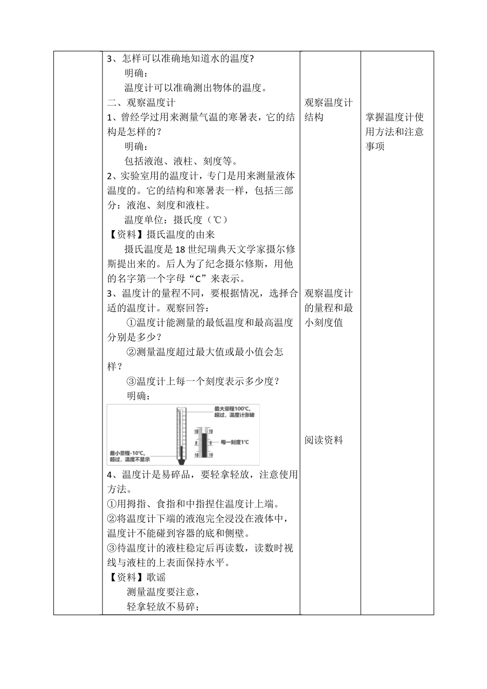 最新2022苏教版科学四年级下册冷热与温度精美教案_第2页