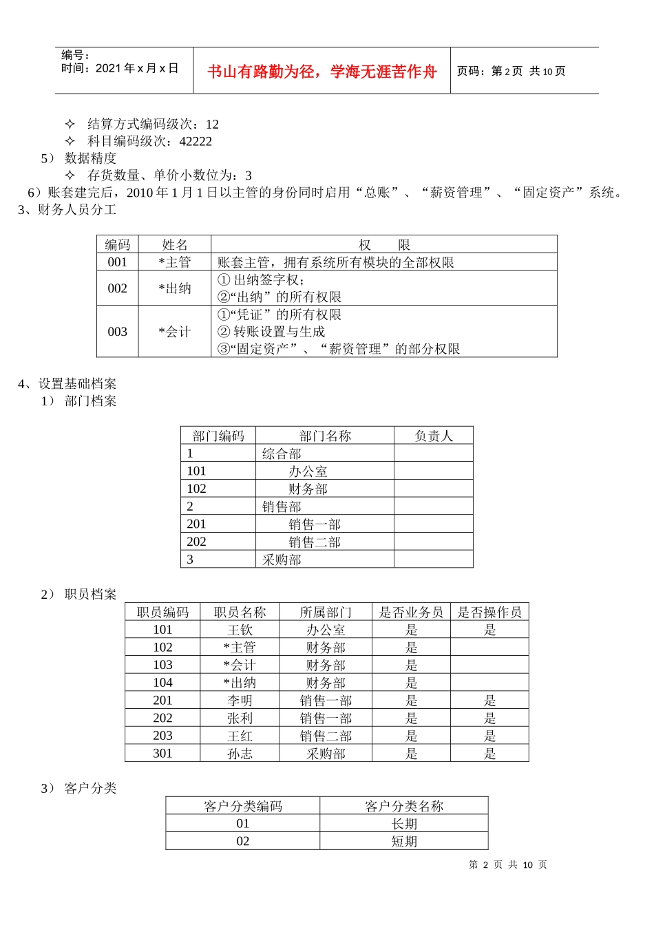 会计信息系统实务练习_第2页