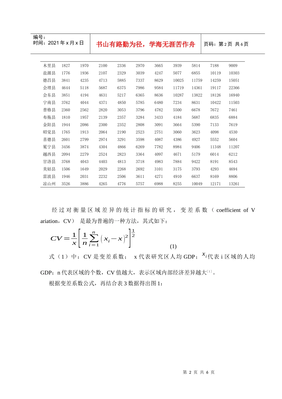 凉山州区域经济时空差异分析_第2页