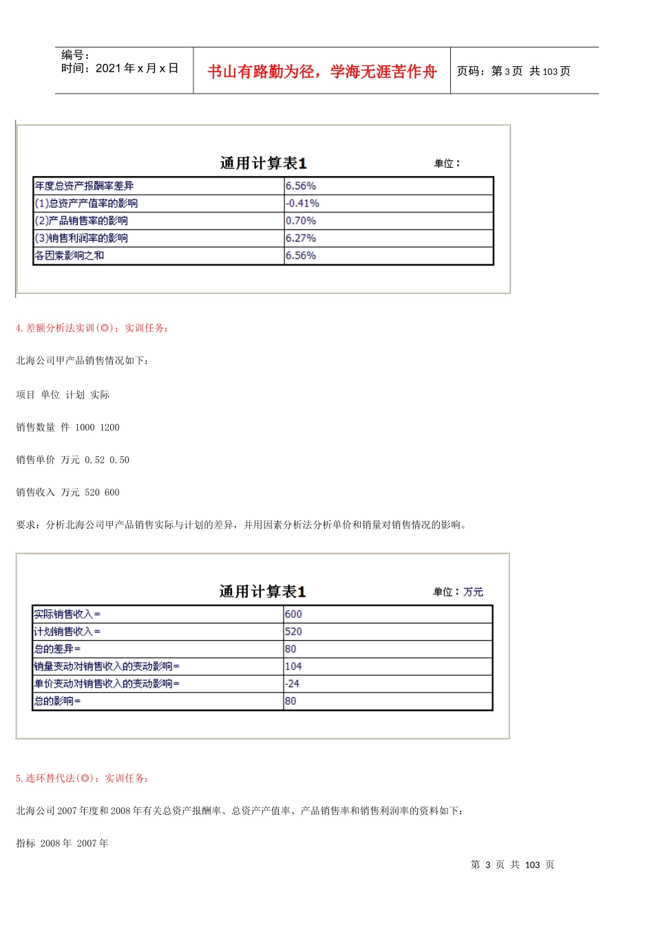 财务分析上机截图_第3页