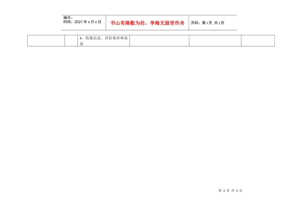 康佳集团财务中心总经理岗位手册表2_第3页