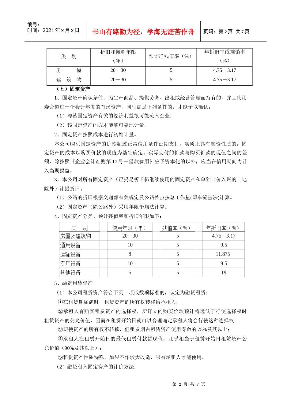 集团会计政策（节选版）doc-wwwjxjfgscom_第2页
