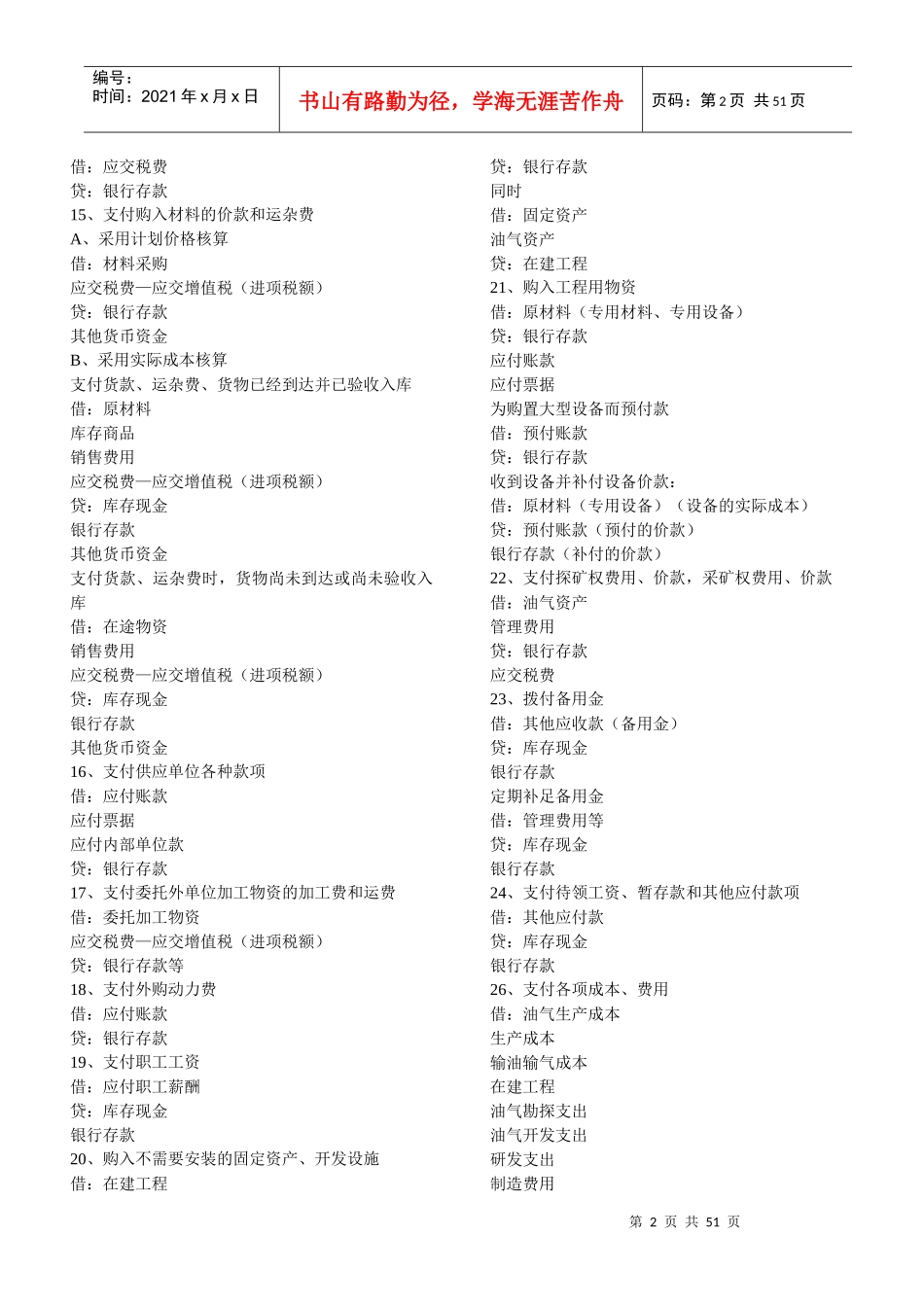 最新会计准则分录大全(XXXX年)_第2页