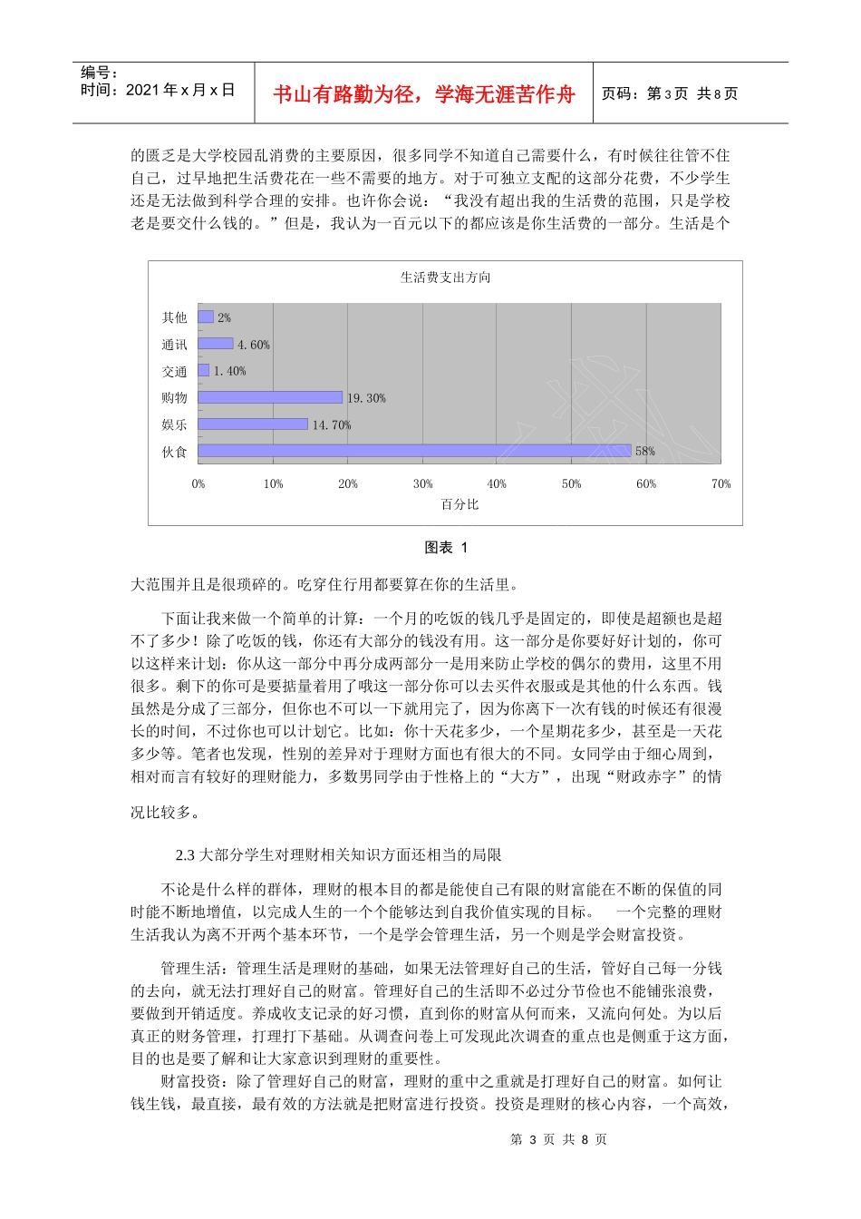 大学生个人理财状况调查分析ppt_第3页