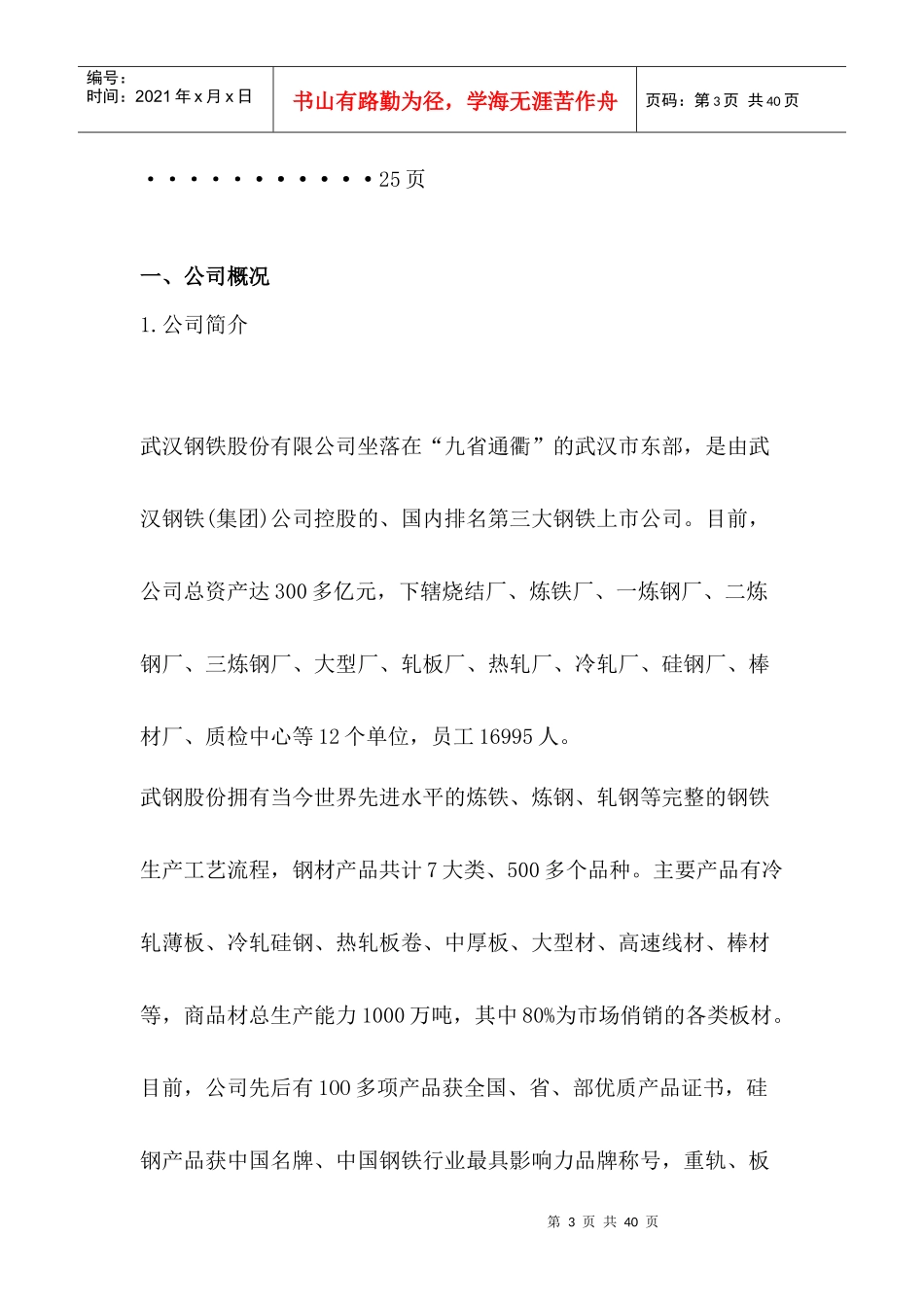 武钢股份财务分析报告_第3页