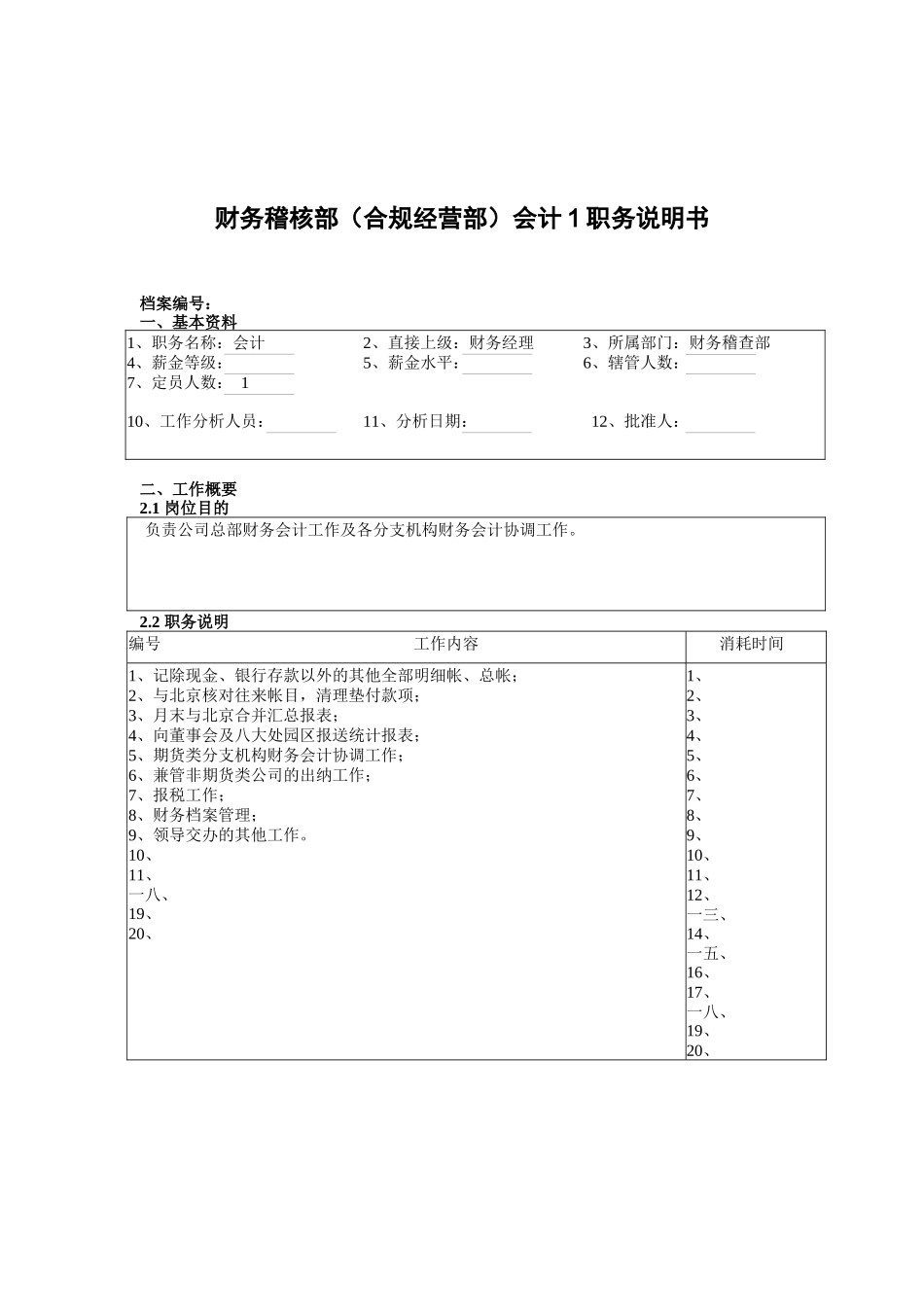 财务稽核部会计(一)岗位职责_第1页