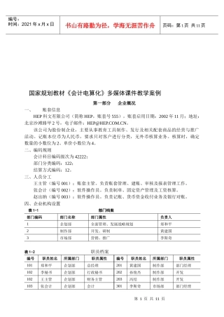 《会计电算化》多媒体课件教学