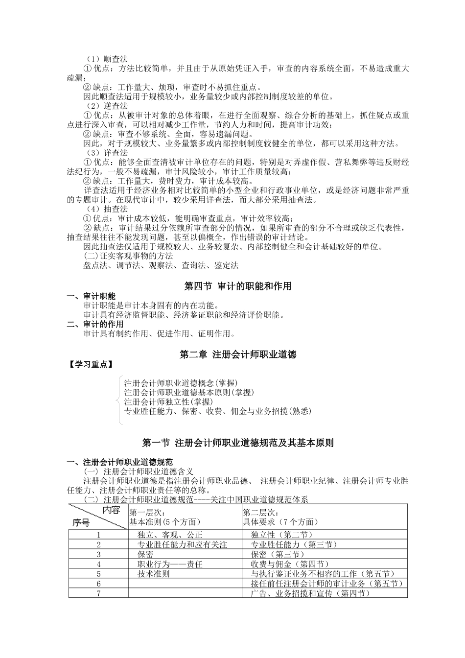 自考《审计学》串讲讲义_第3页