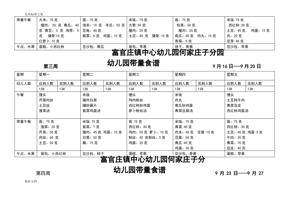 幼儿园的带量食谱_第2页