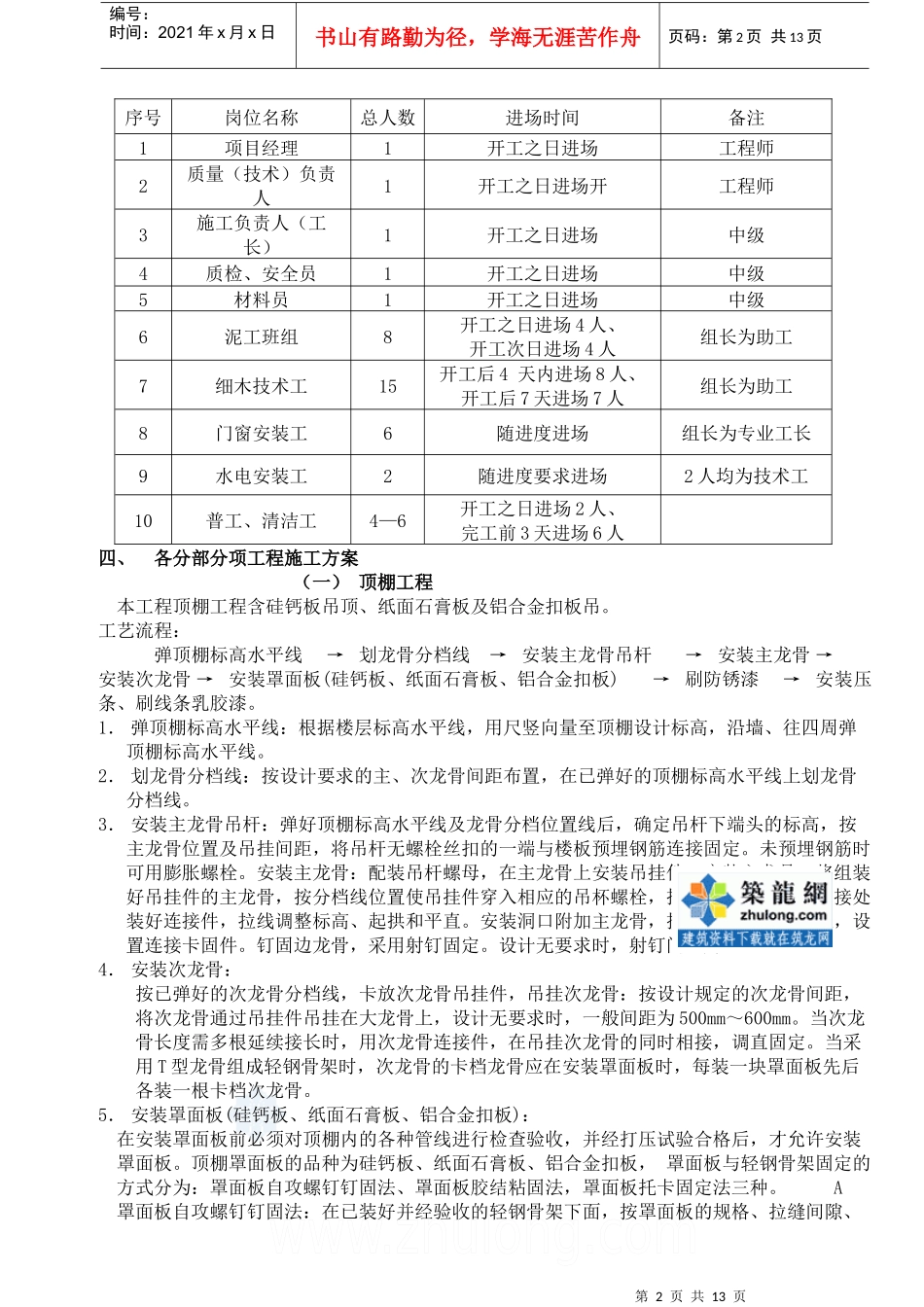 绵阳市某银行网店装修施工方案_第2页