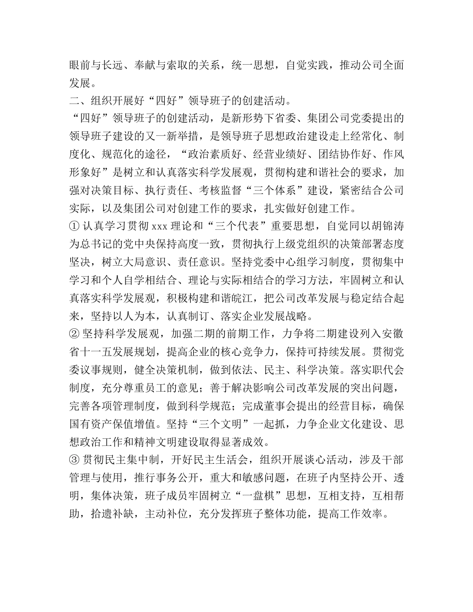 发电公司党委会2020年工作计划要点 _第2页