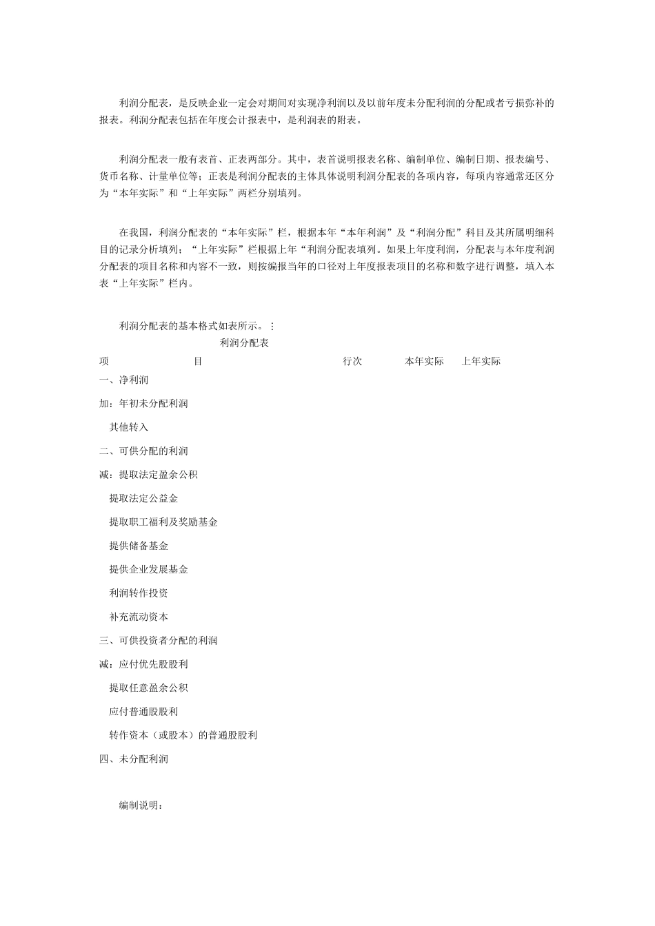 利润分配表的编制_第1页