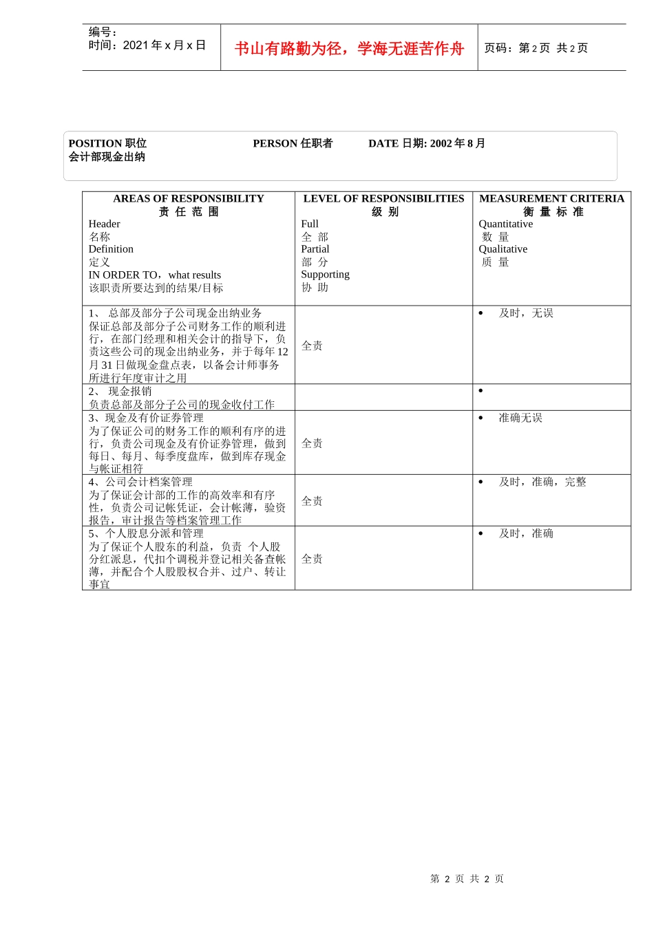 会计部_现金出纳_第2页