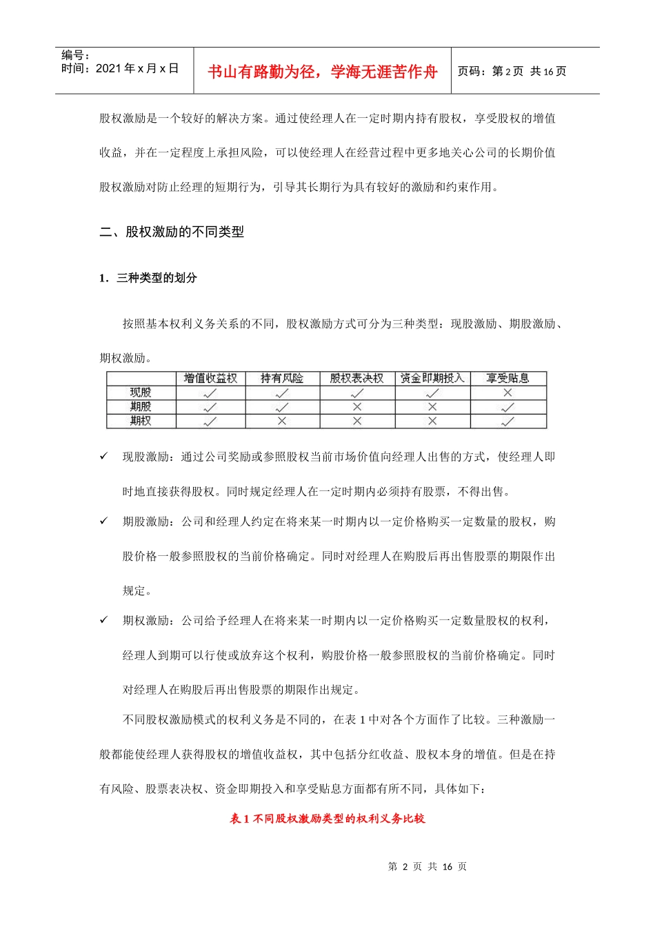 我国企业股权激励的机制及其运用_第2页