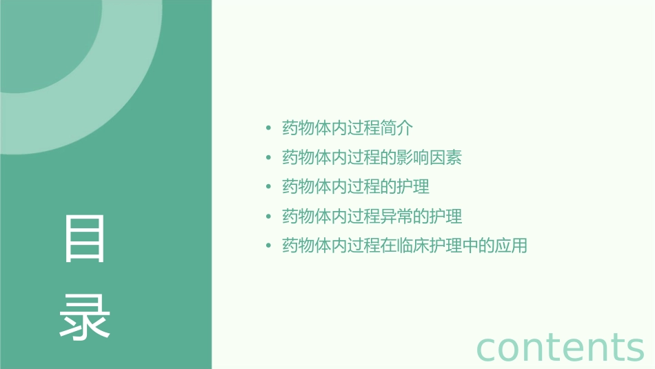 用药之药物体内过程护理课件_第2页