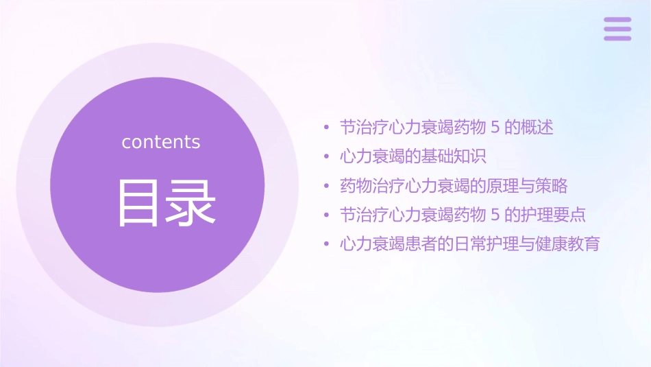 节治疗心力衰竭药物5护理课件_第2页