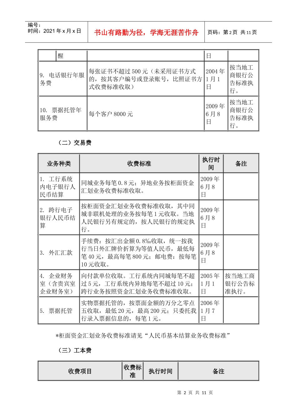 工行网上银行收费标准_第2页