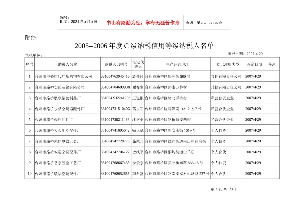 台州市国家税务局路桥税务分局_第3页