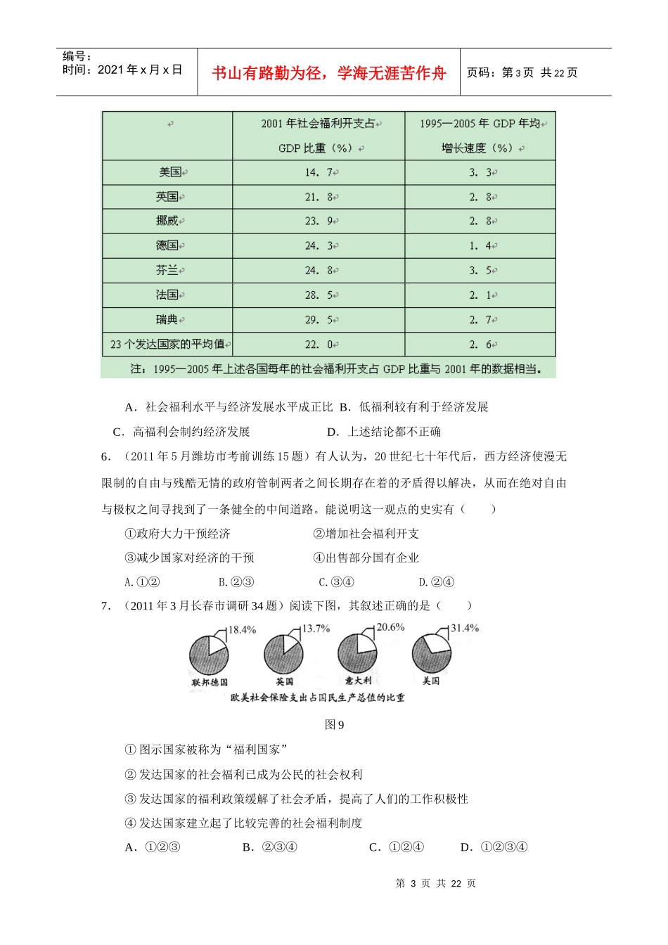 当代资本主义的新变化考题_第3页