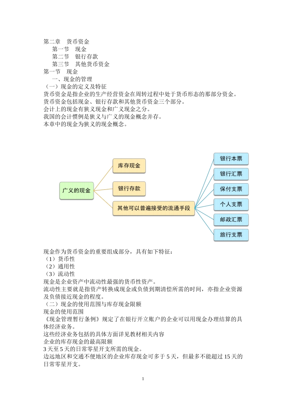 财务会计与资金管理知识分析_第1页