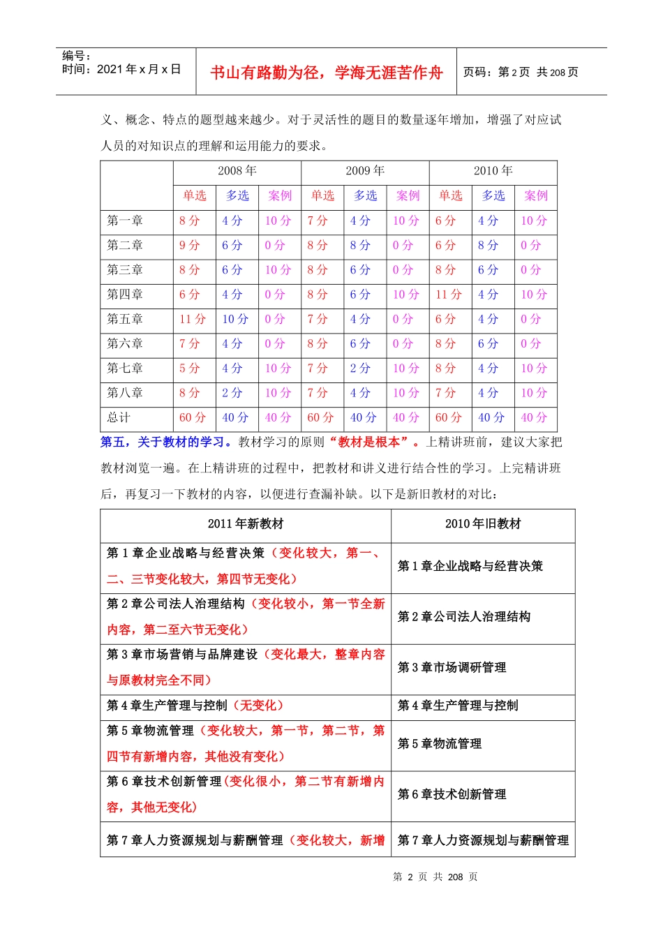 XXXX年中级经济师《工商管理》知识与实务1-8章精讲讲义_第2页
