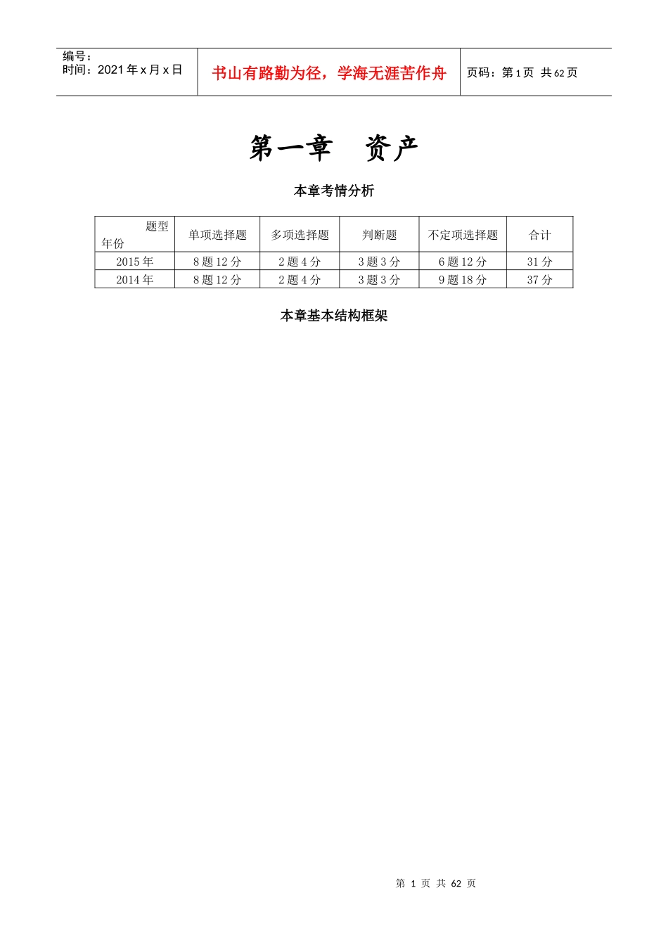 XXXX年会计基础章节讲义001_j_第1页