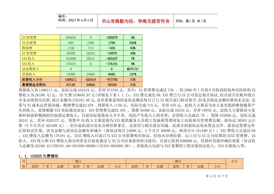某公司预算完成情况分析_第2页